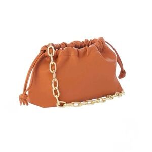 NWT Jules Kae Brea Handbag with Removable Gold Chain Vegan Leather Gift Vacation